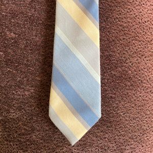 Men’s Austin Manor blue diagonal stripe tie 56”
